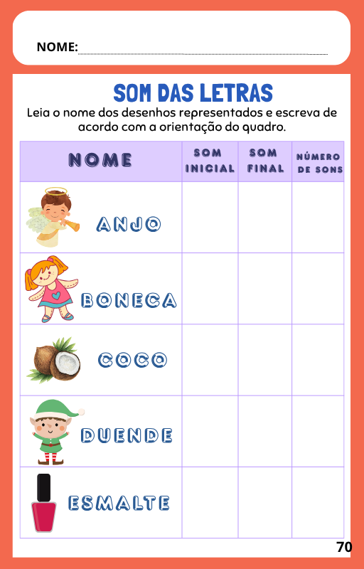 Lúdidática - Atividades de Alfabetização para a faixa etária de 4 a 5 anos - Imagem 6