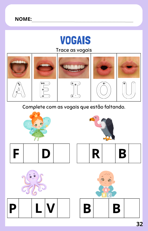 Lúdidática - Atividades de Alfabetização para a faixa etária de 4 a 5 anos - Imagem 10