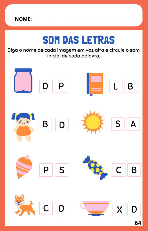 Lúdidática - Atividades de Alfabetização para a faixa etária de 4 a 5 anos - Imagem 7