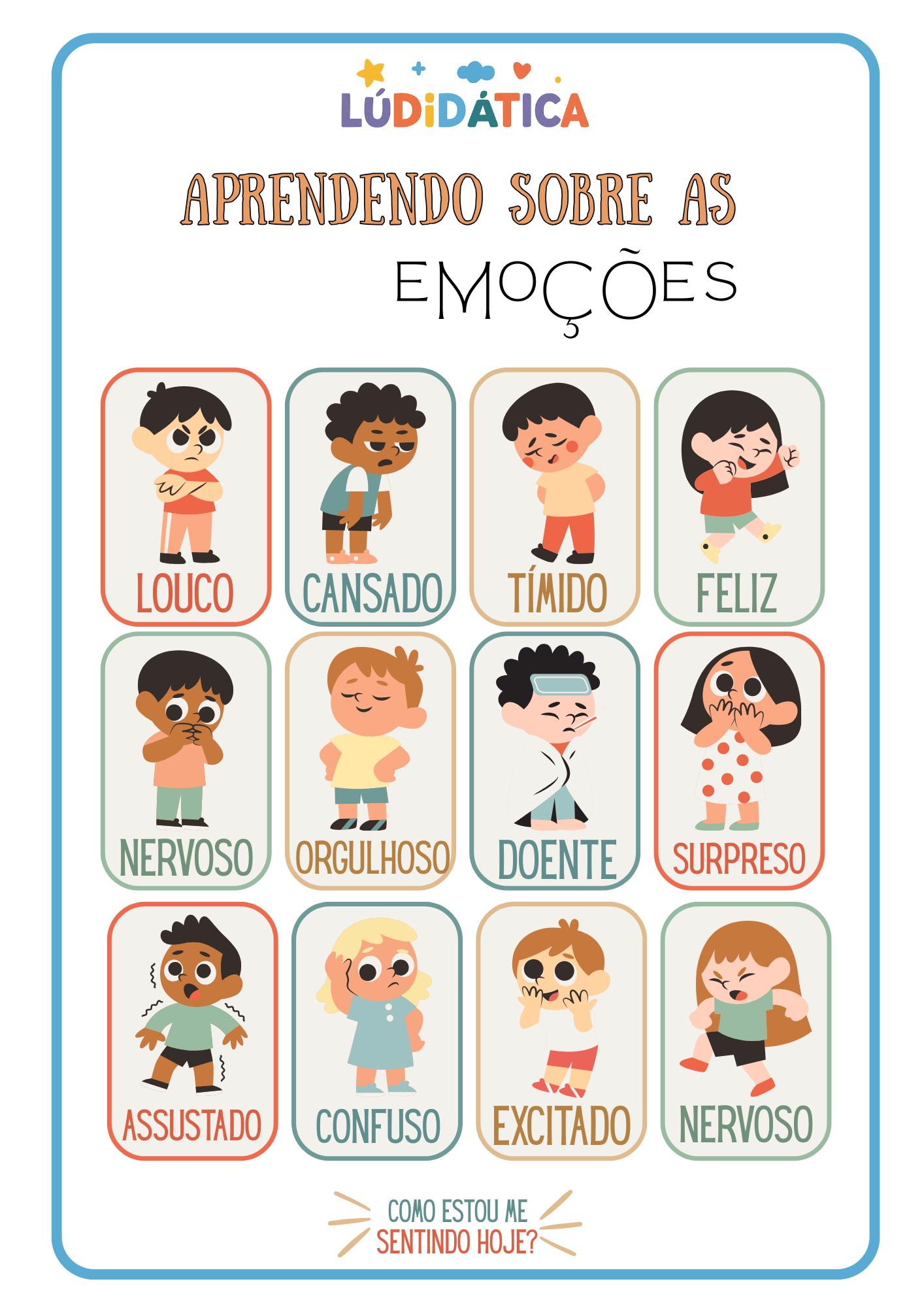Aprendendo sobre as Emoções – Material Pedagógico para Educação Infantil